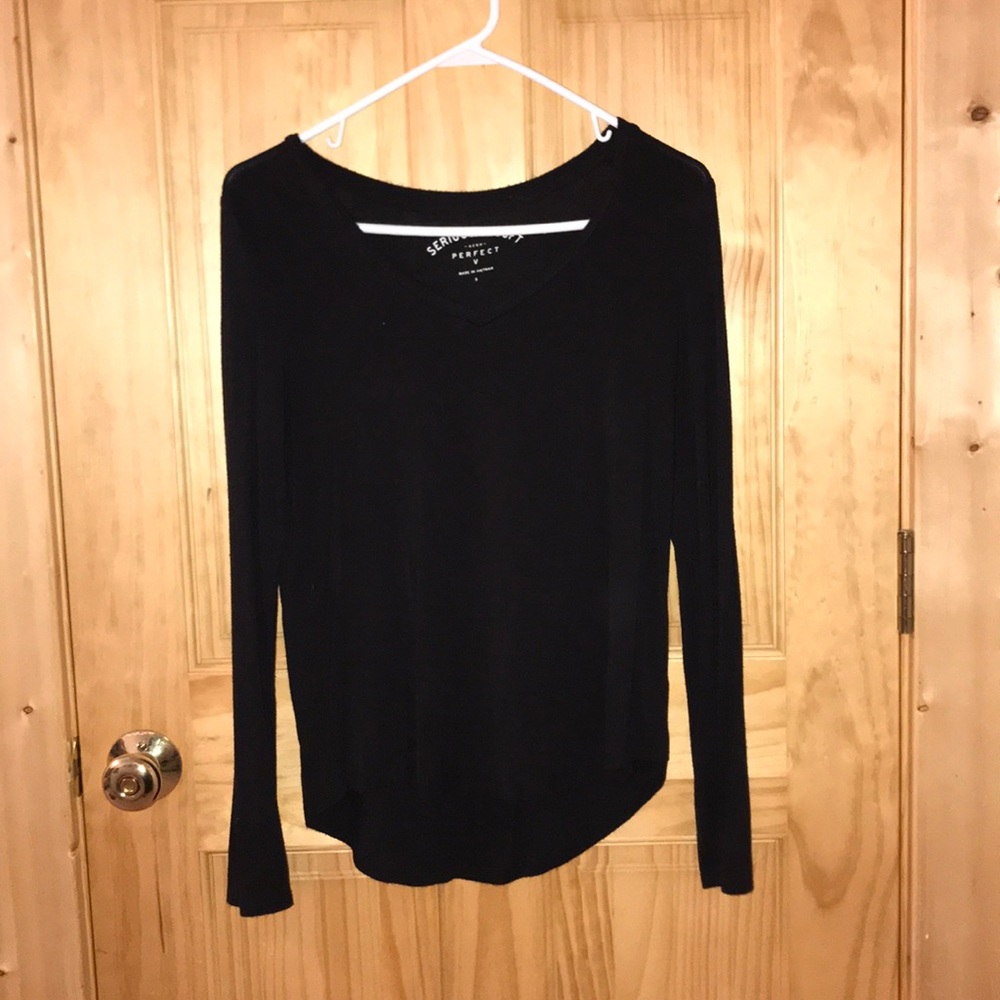 plain black shirt